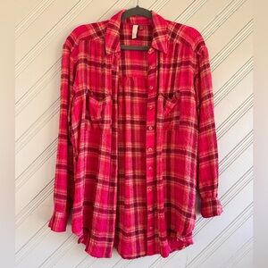 Pilcro Plaid button up size small